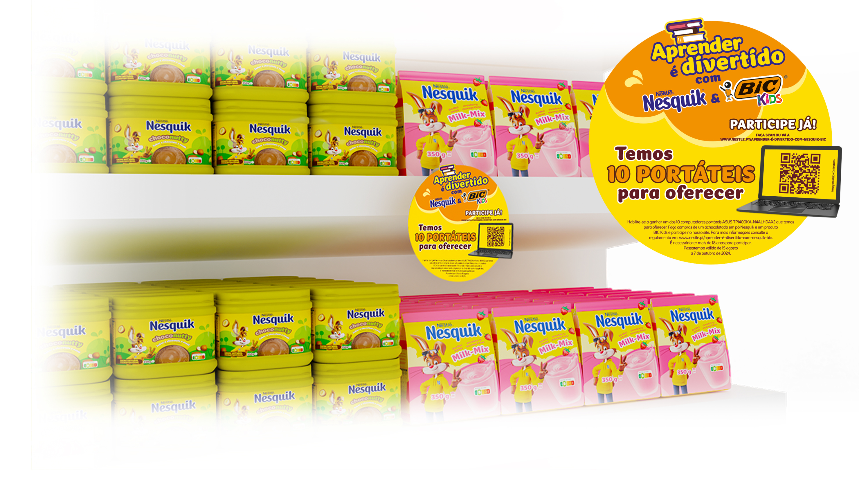 Nesquik and Bic campaign rollout